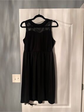 Black Goth Punk Mini Dress-New